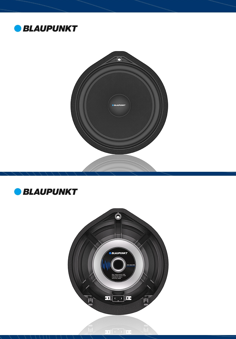 德國（藍寶BLAUPUNKT）GTx 1662 CHN 本田專用兩分頻套裝喇叭