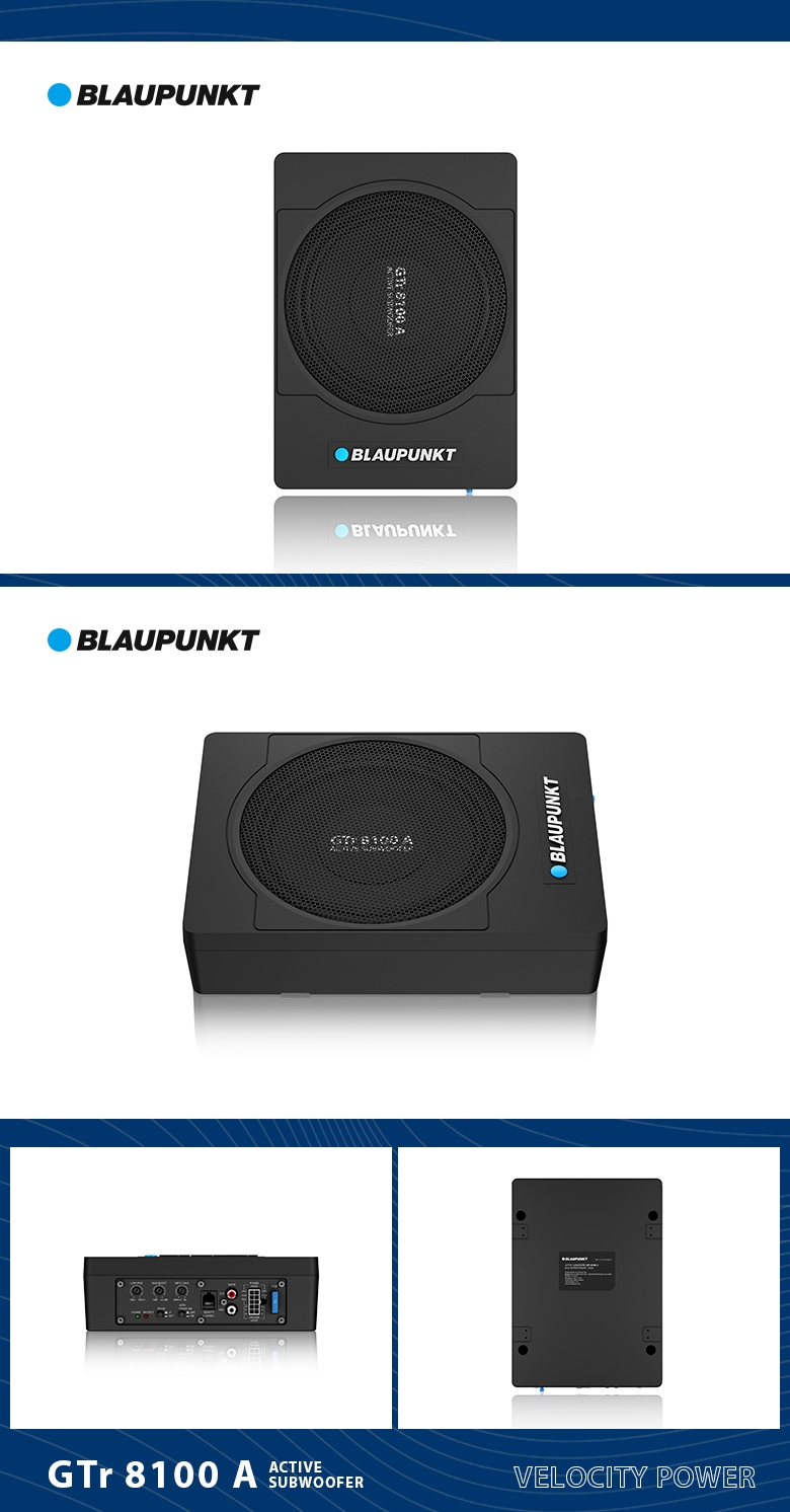 德國（藍(lán)寶BLAUPUNKT）有源超薄低音炮 GTr 8100 A